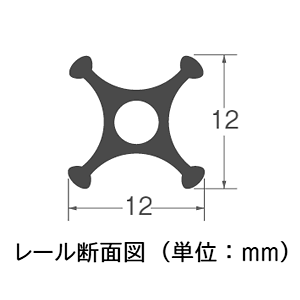 寸法図 カーテリア TOSO（トーソー）｜カーテンレールの激安通販【松装】